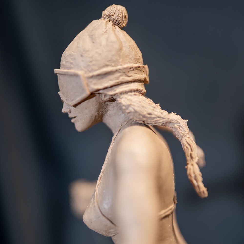 Wasatch Skier "Spring Bliss" Bronze Sculpture